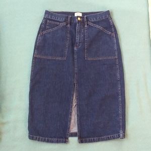 J.Crew Midi Jean Skirt Sz.29